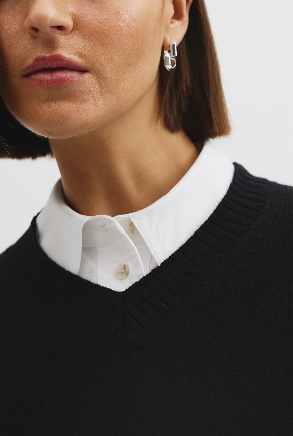 Short Sleeve Merino Wool Knit