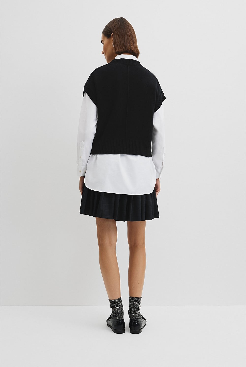 Short Sleeve Merino Wool Knit