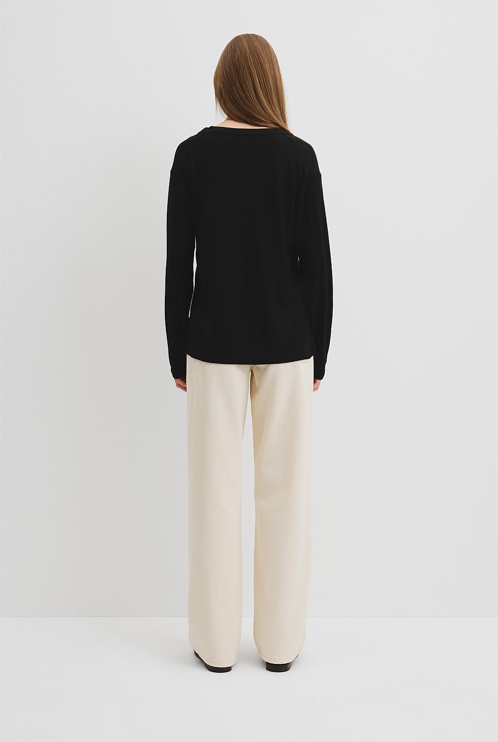 Lightweight Merino V-Neck Knit