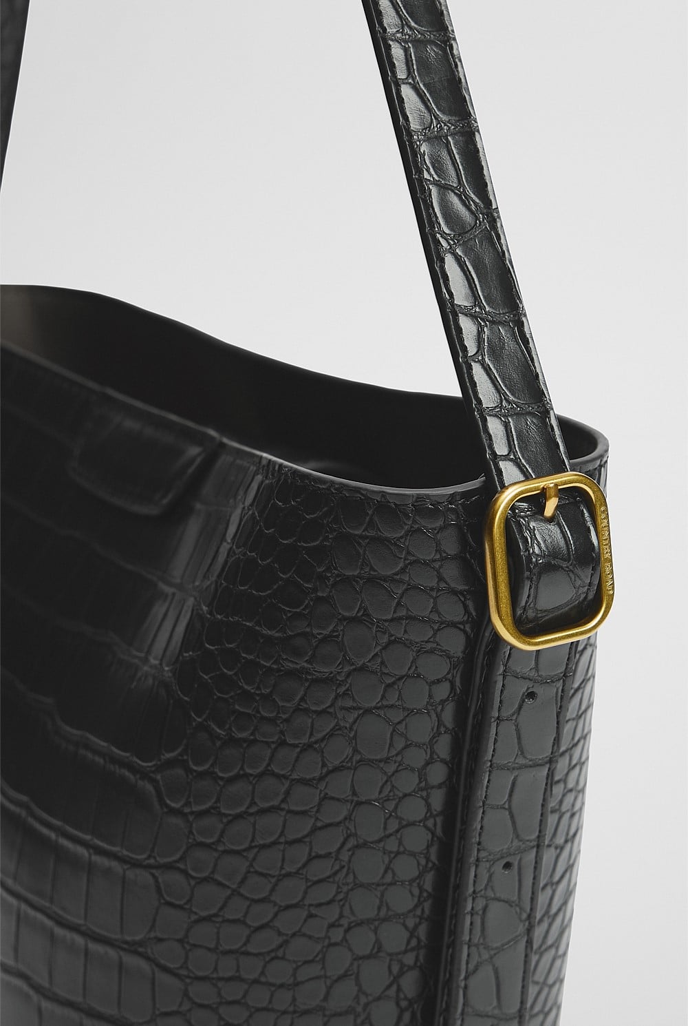 Structured Bucket Bag