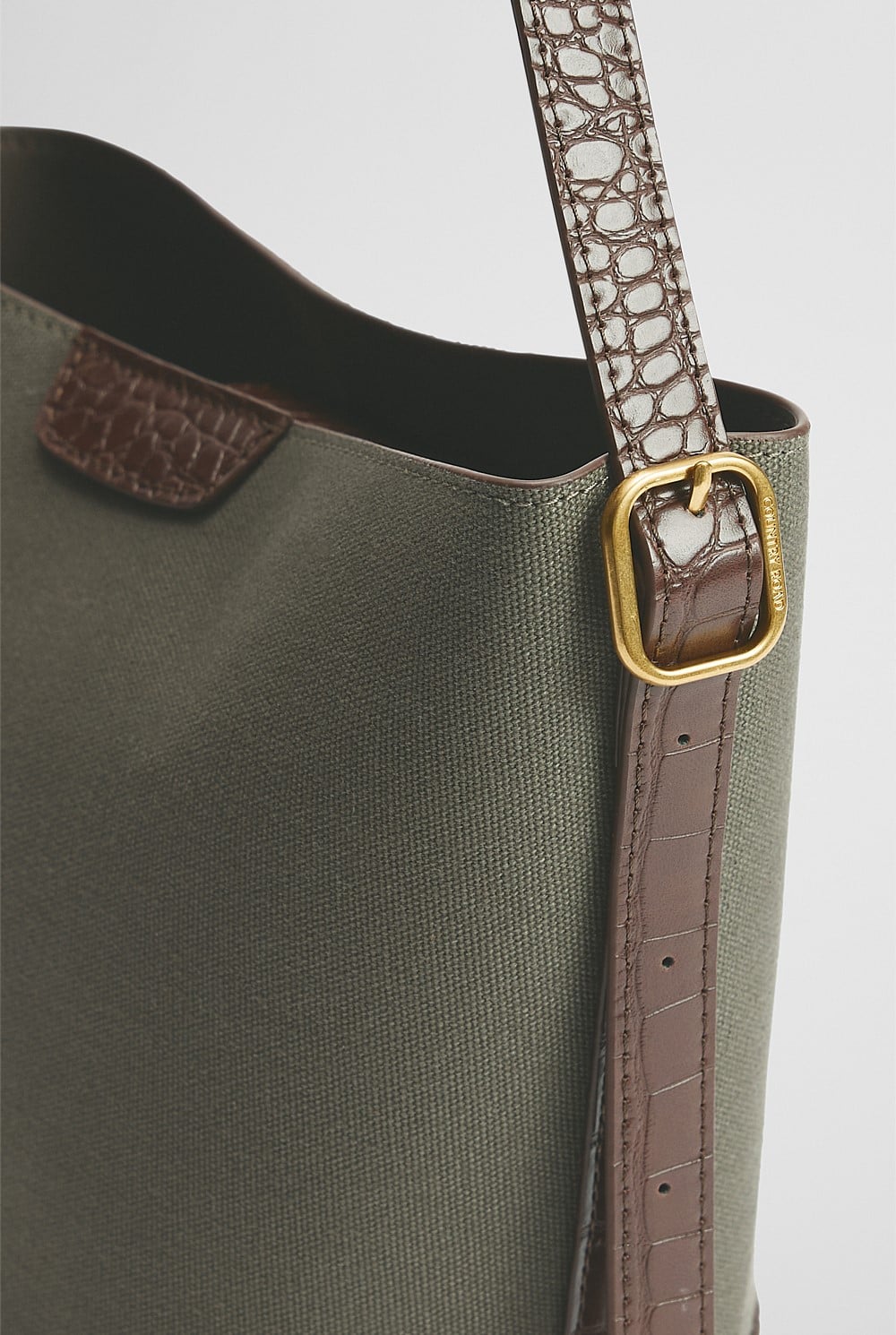 Structured Bucket Bag