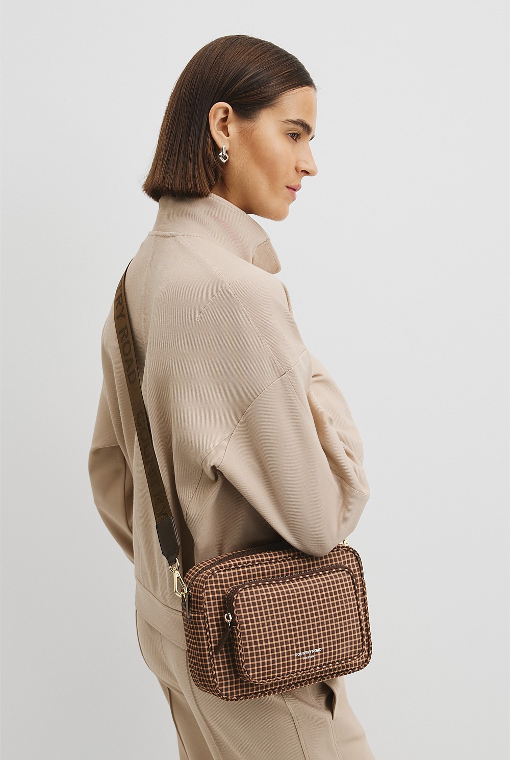 Recycled Polyester Soft Crossbody Bag