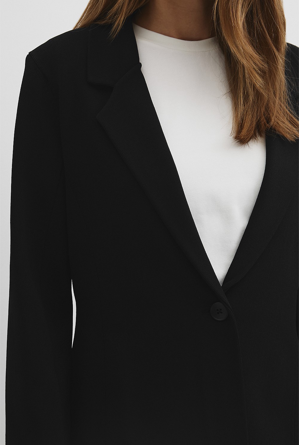 Compact Knit Blazer