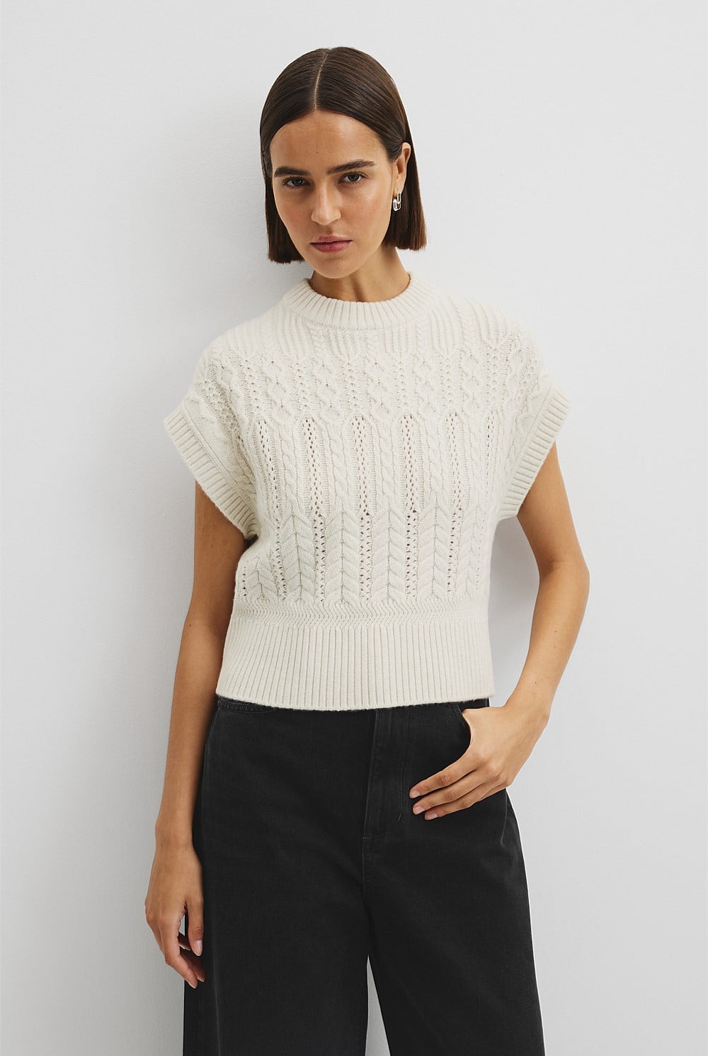 Cable Knit Tank
