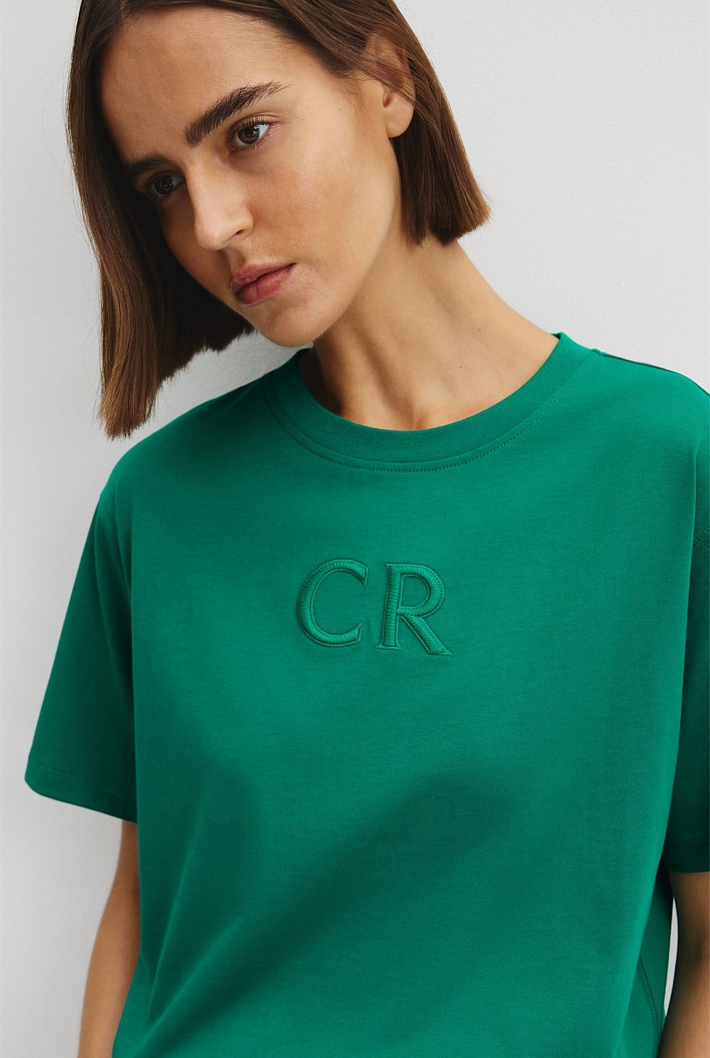 Australian Cotton CR Logo T-Shirt