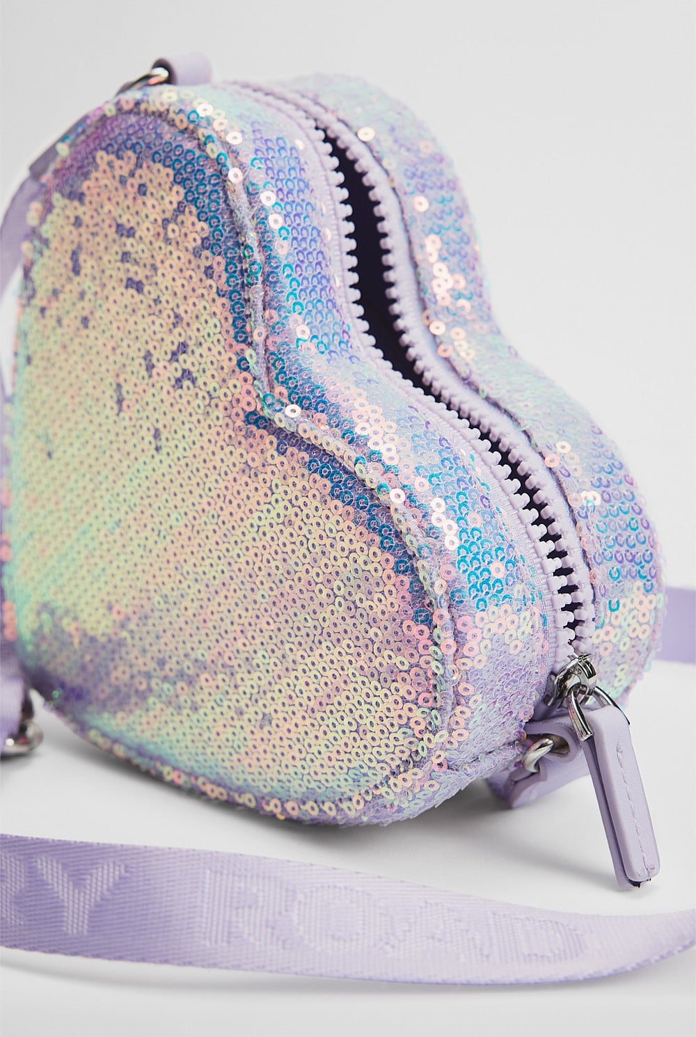 Sequin Heart Crossbody