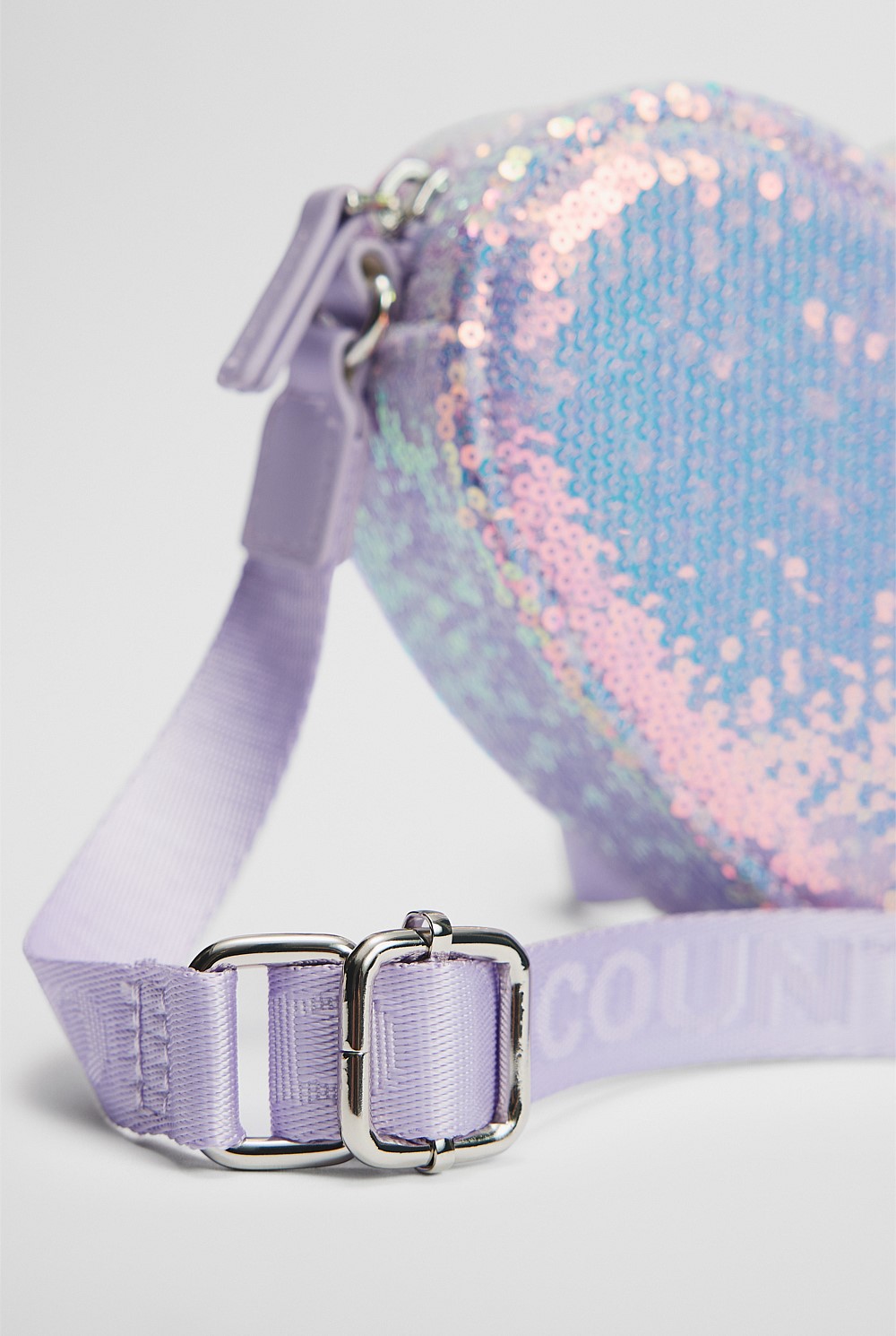 Sequin Heart Crossbody