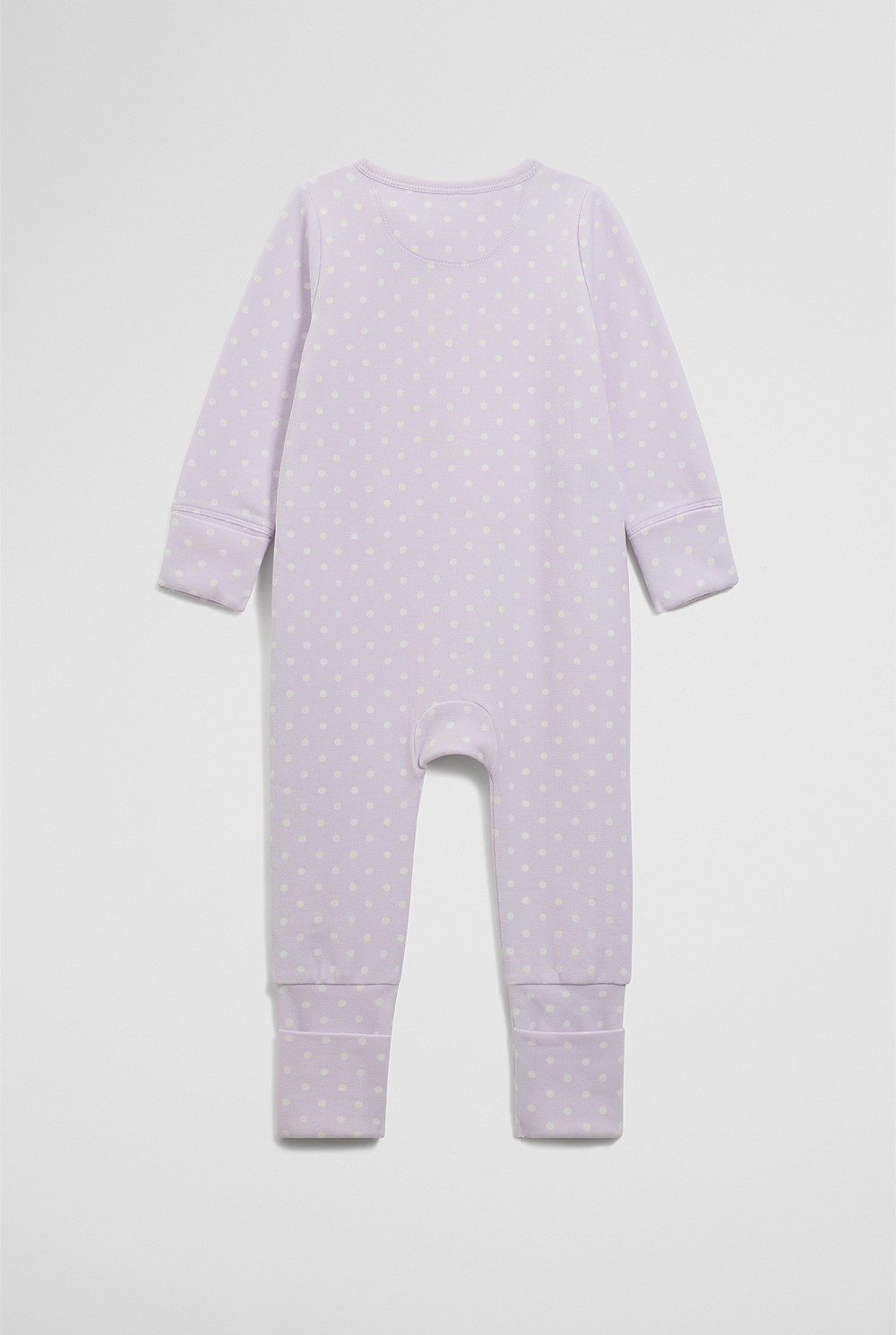 Organically Grown Cotton Logo Zip Jumpsuit