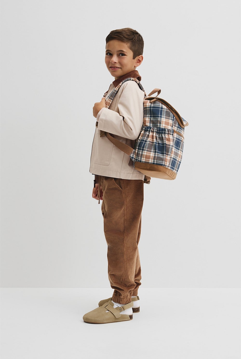 Check Spliced Backpack