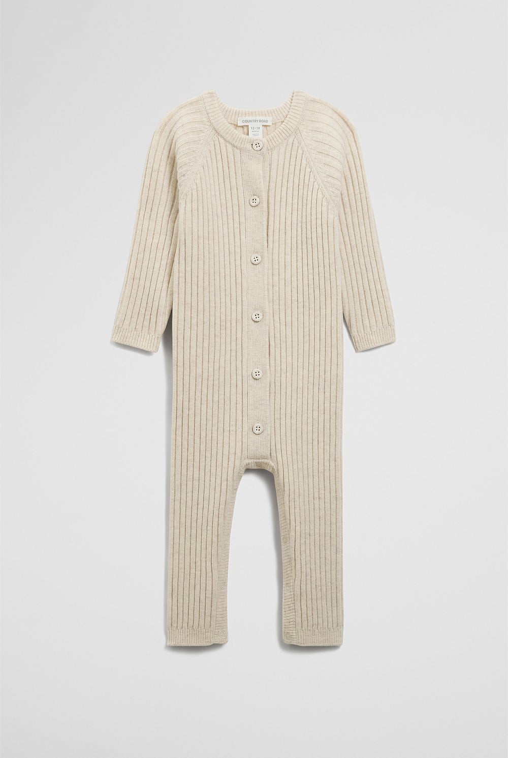 Button Knit Jumpsuit