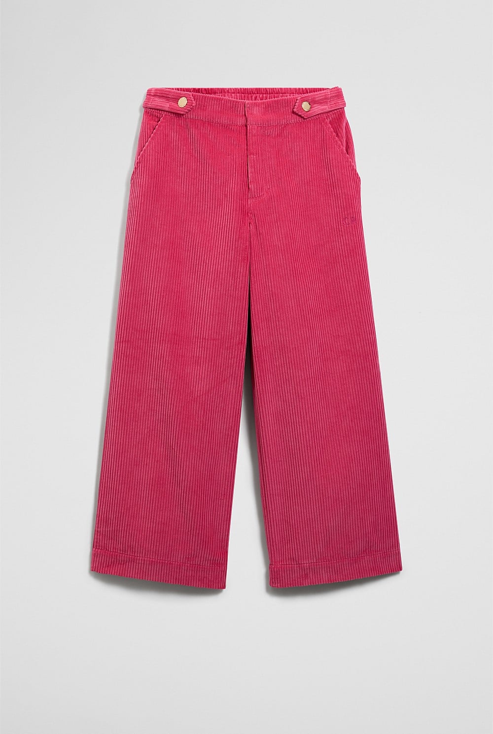 Organically Grown Cotton Wide Leg Cord Pant