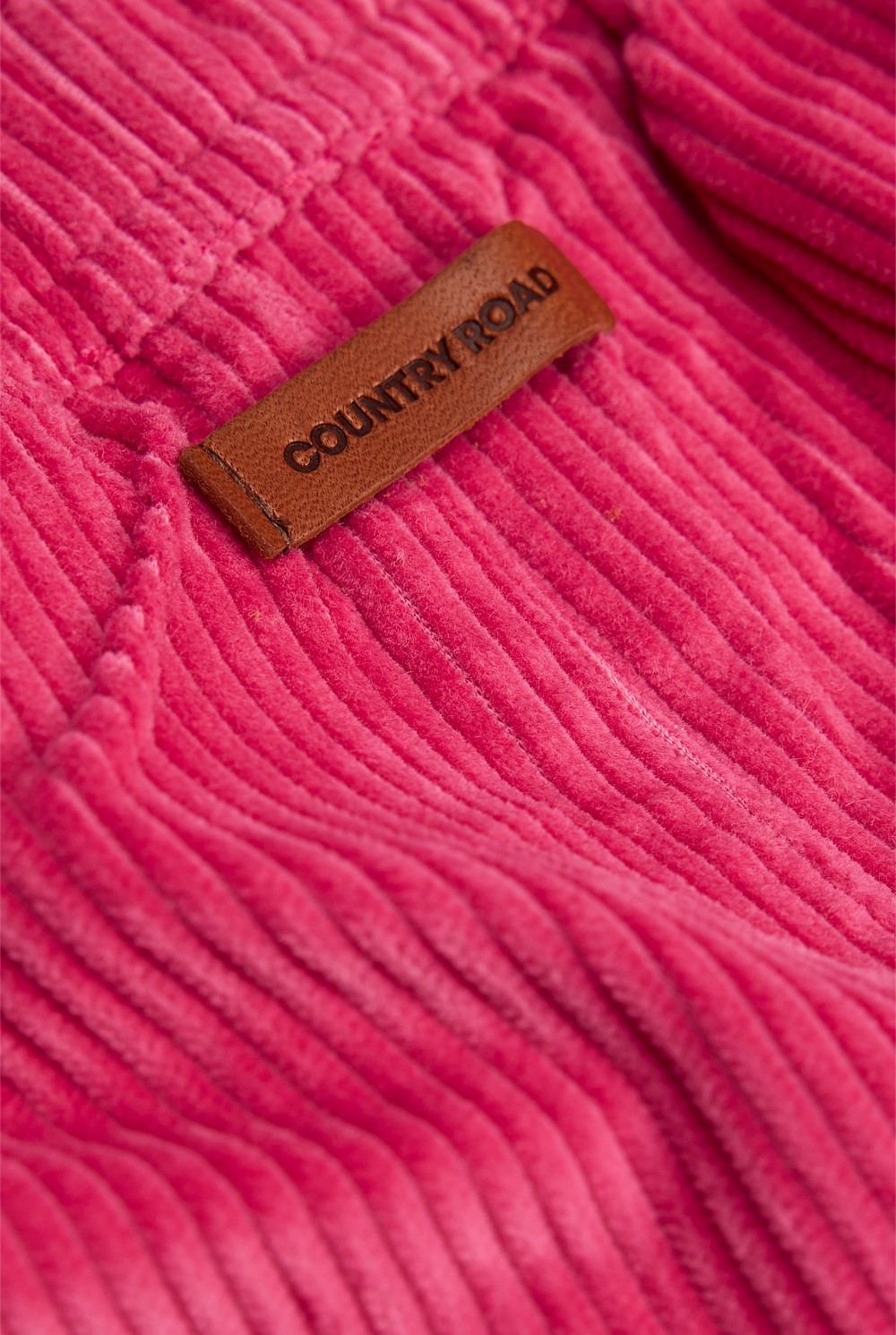 Organically Grown Cotton Cord Frill Pant