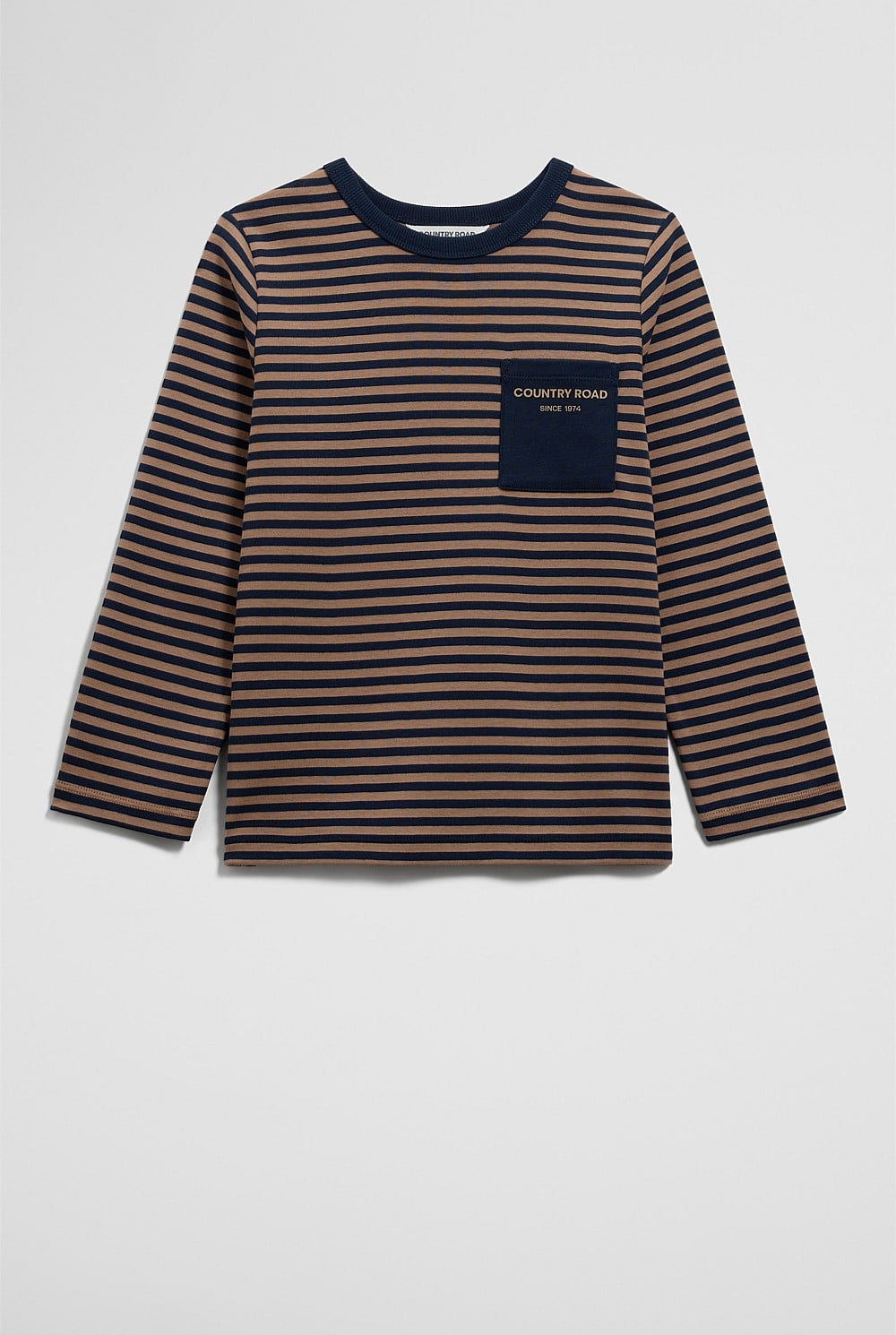 Organically Grown Cotton Long Sleeve Pocket T-Shirt