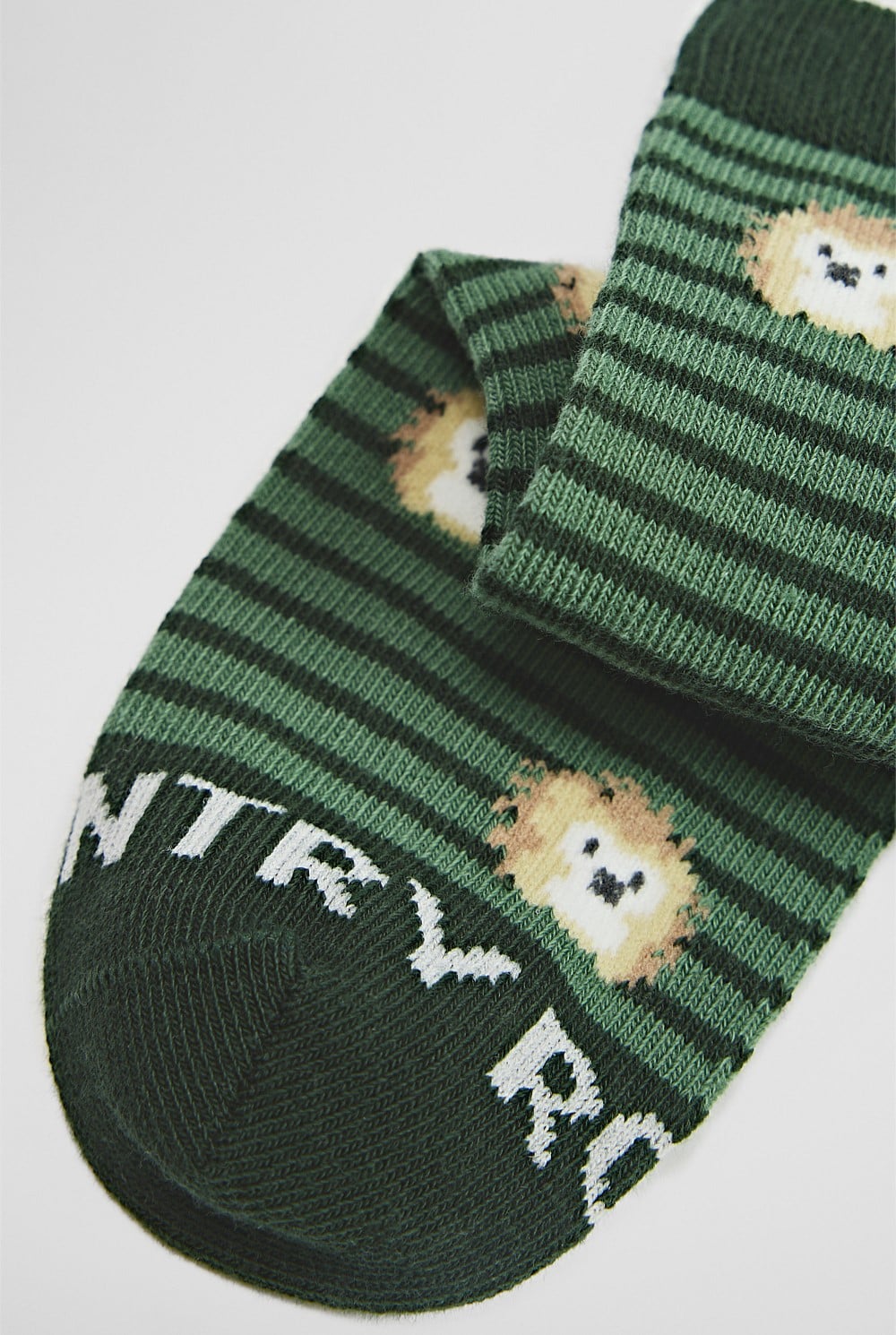 Organically Grown Cotton Blend Hedgehog Sock