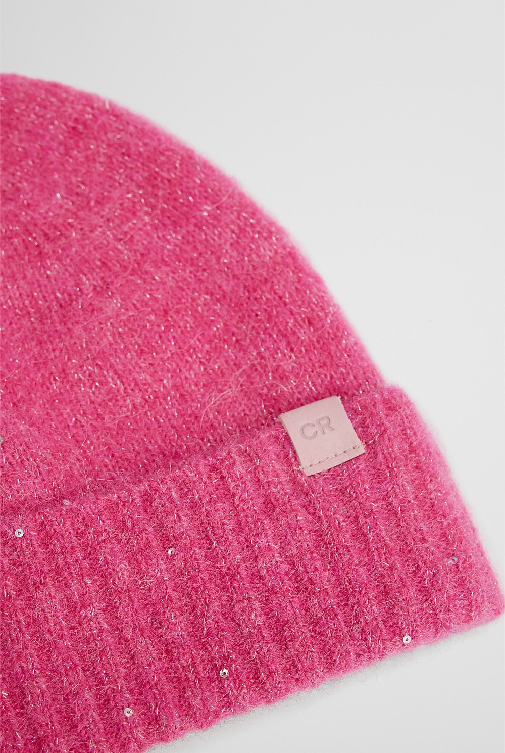 Sequin Fluffy Beanie