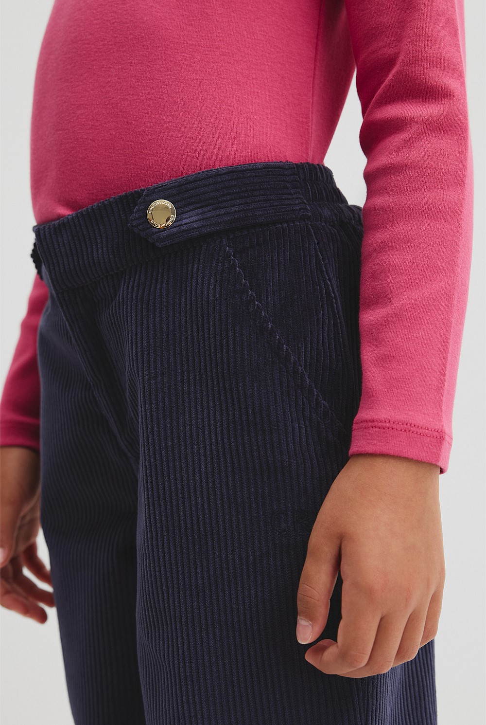 Organically Grown Cotton Wide Leg Cord Pant