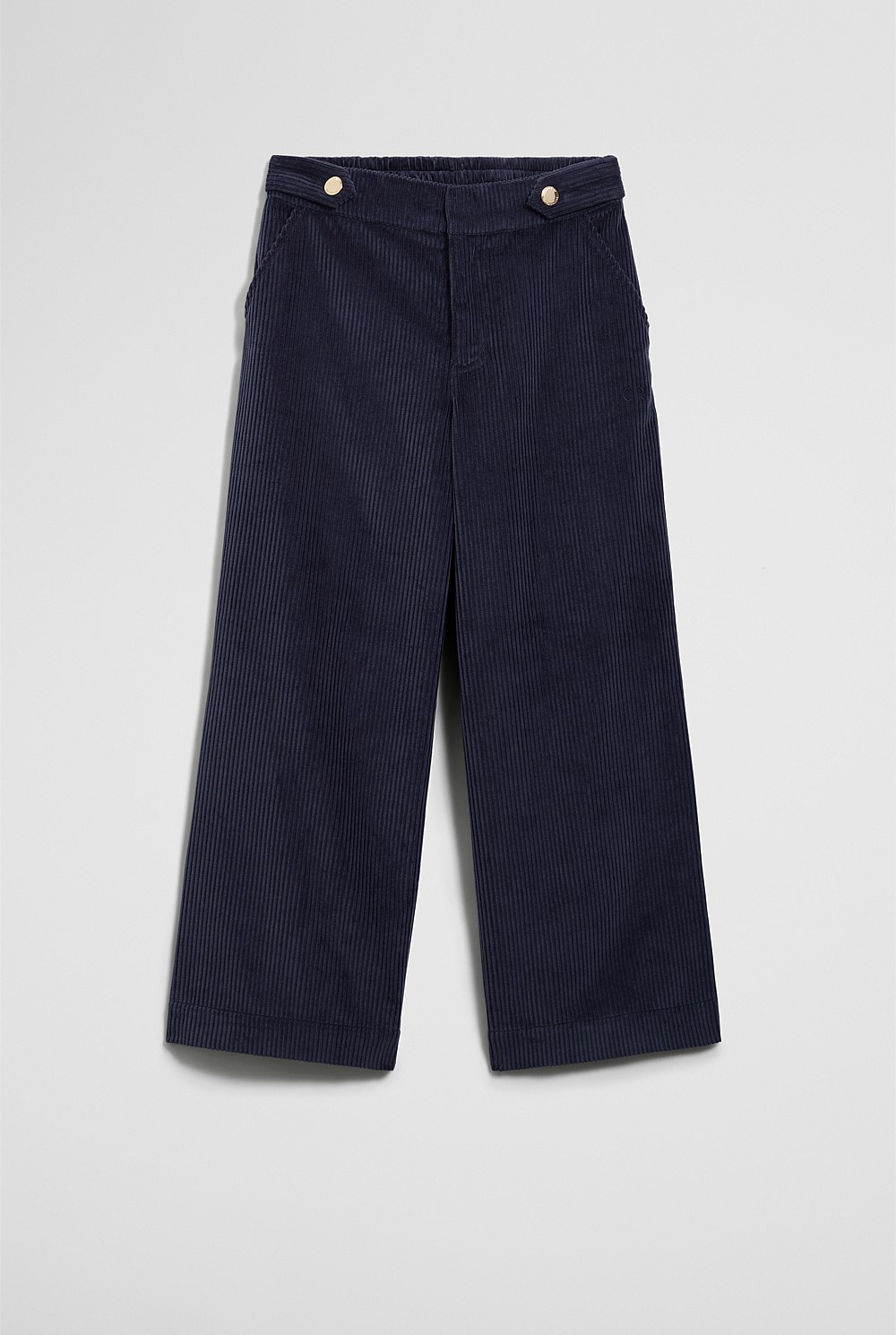 Organically Grown Cotton Wide Leg Cord Pant