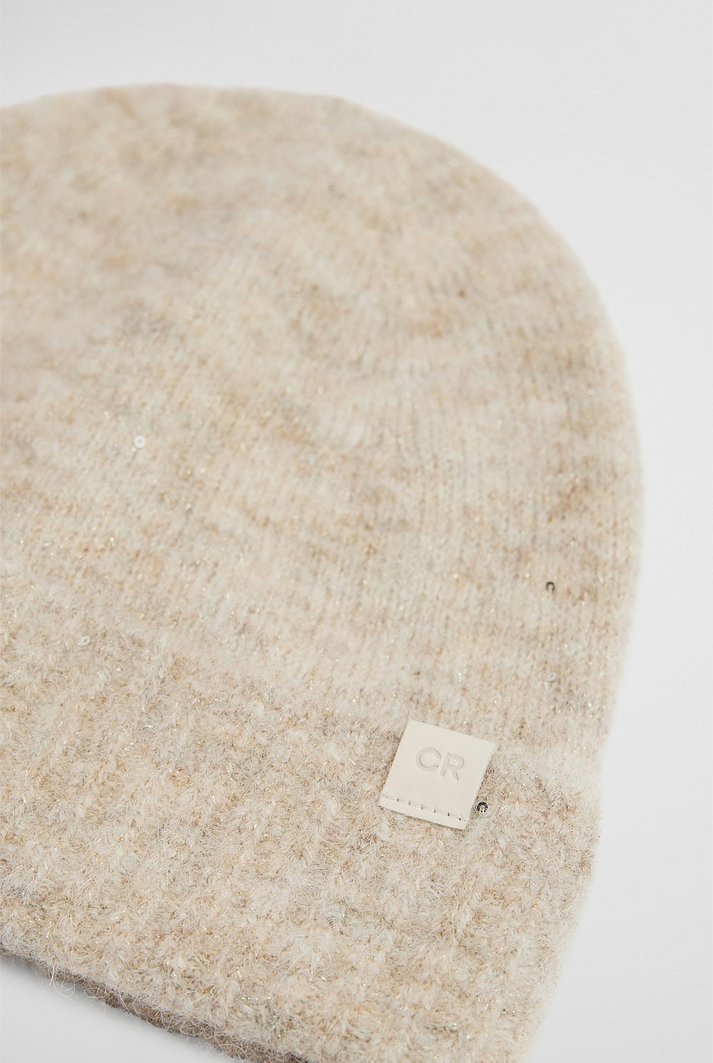 Sequin Fluffy Beanie