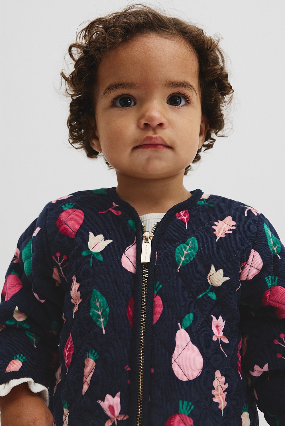 Print Sherpa Lined Jacket