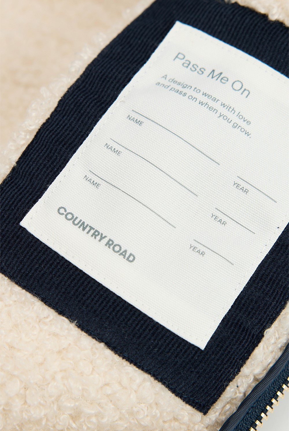 Print Sherpa Lined Jacket