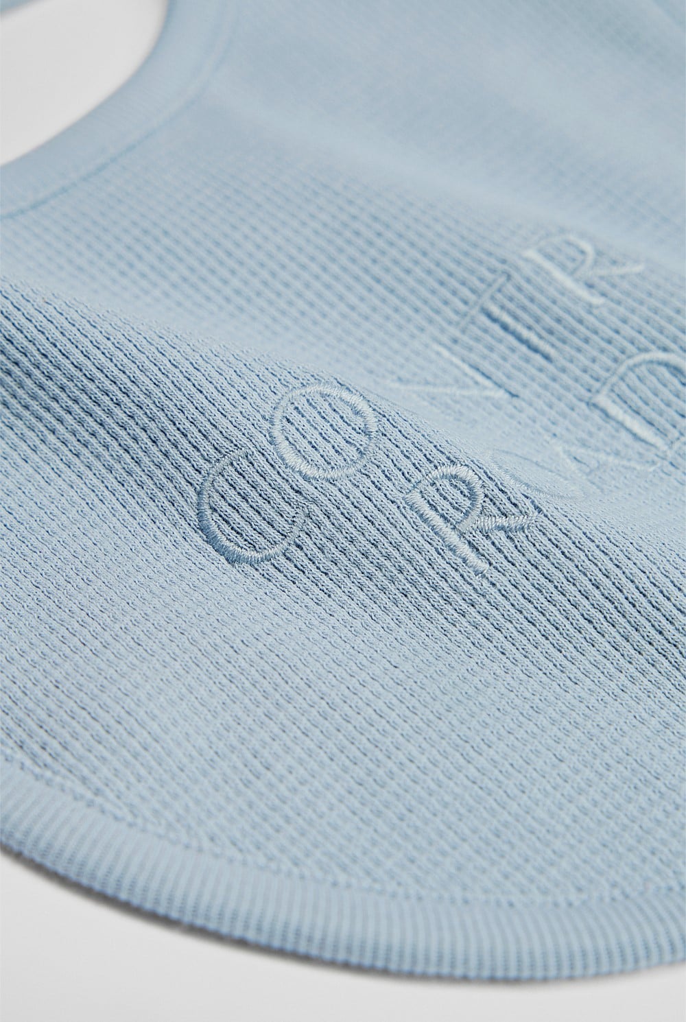 Organically Grown Cotton Waffle Bib