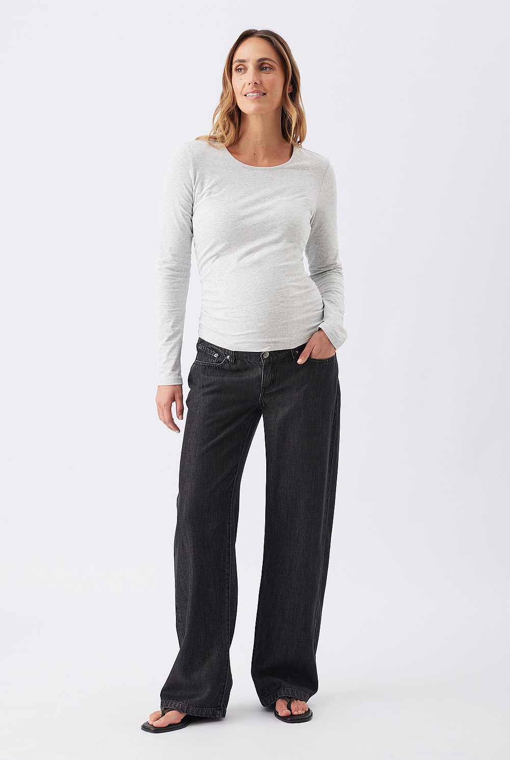Billie Elastic Waist Maternity Jean