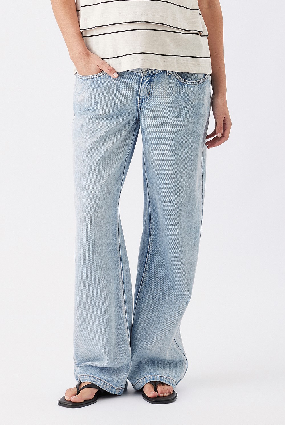 Billie Elastic Waist Maternity Jean