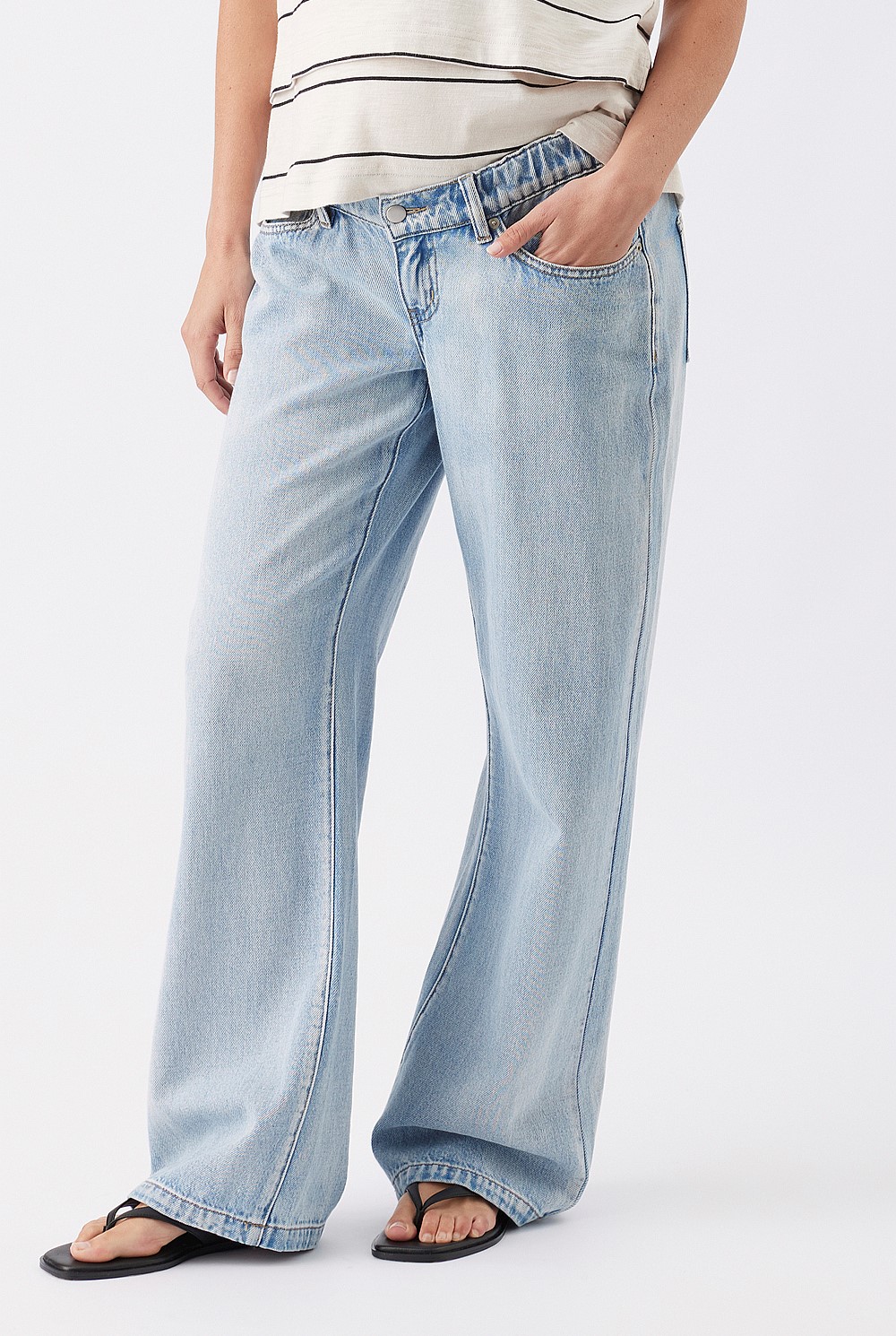 Billie Elastic Waist Maternity Jean