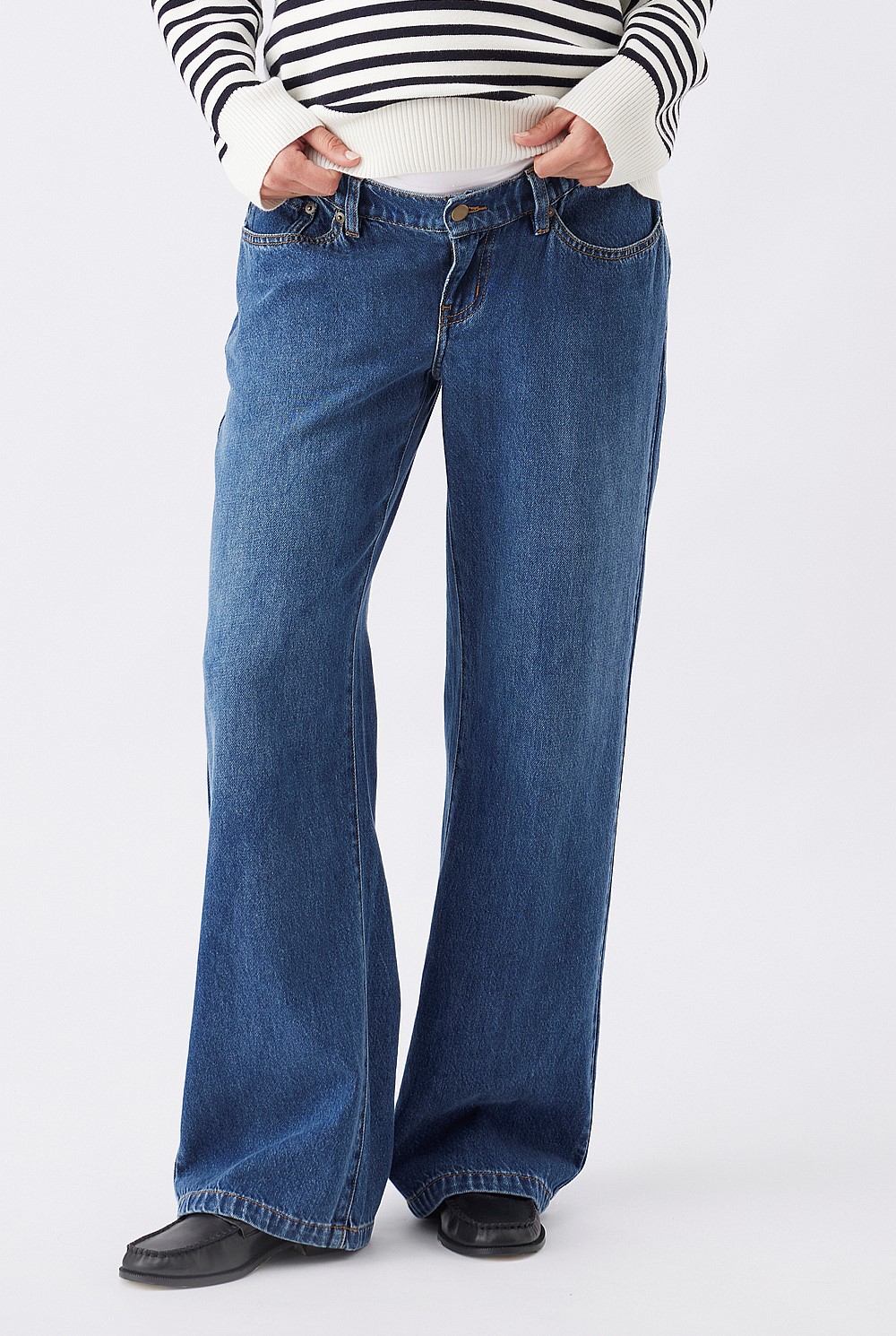 Billie Elastic Waist Maternity Jean