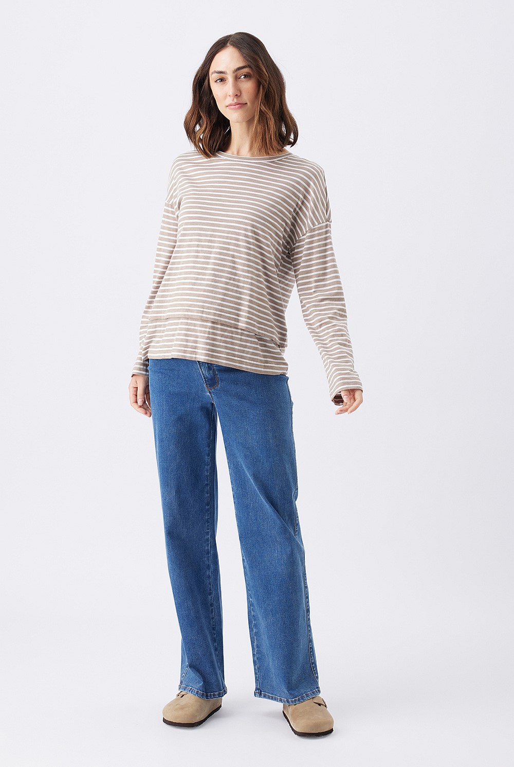 Kyle Wide Leg Maternity Jean