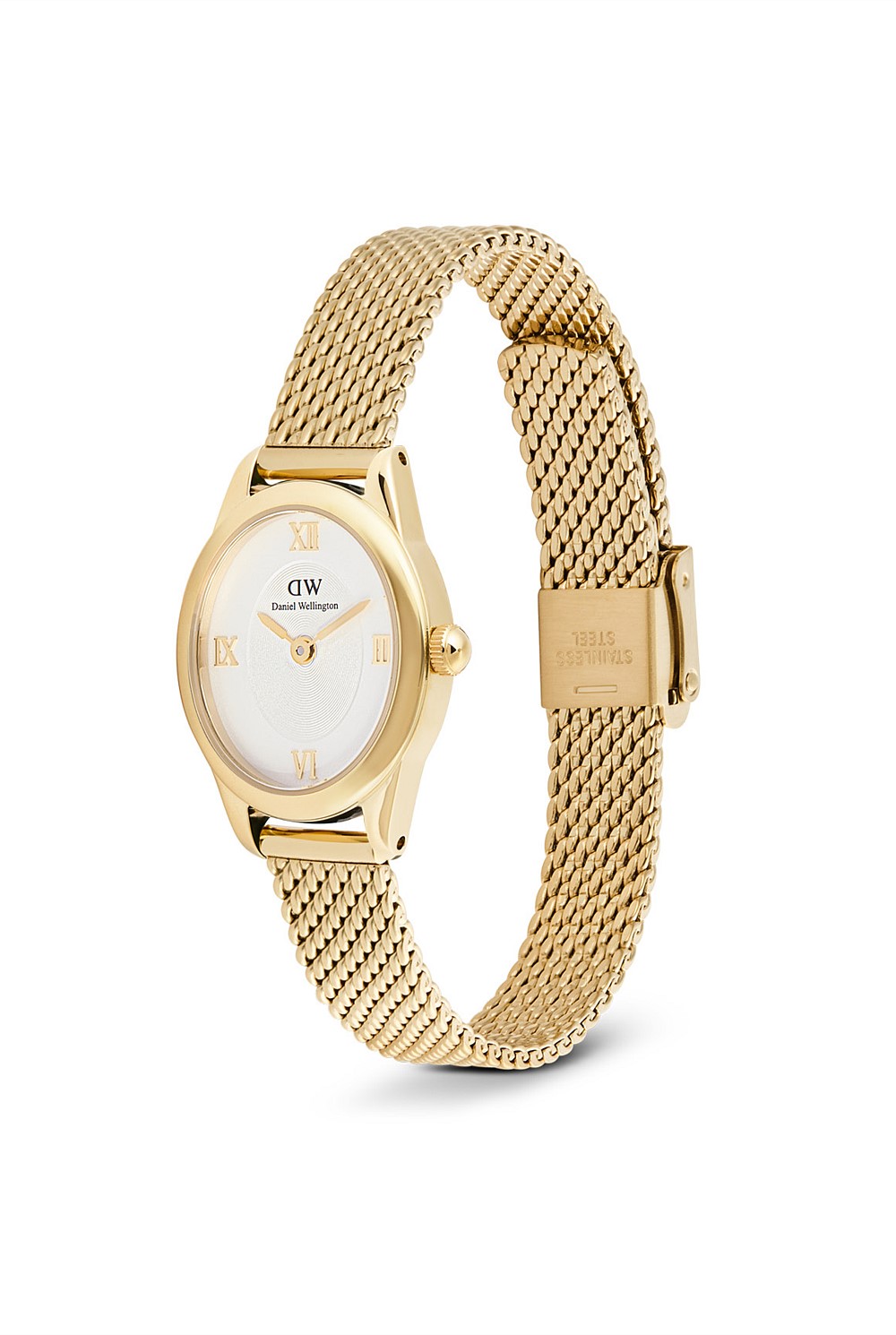 Ophelia Mini Mesh Gold Watch