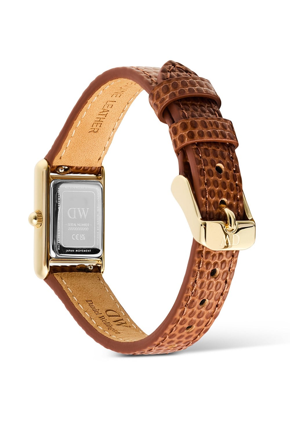 Bound Mini Brown Leather & Gold Watch