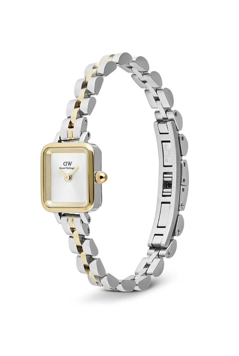 Quadro Mini Arch Link Two Tone Watch
