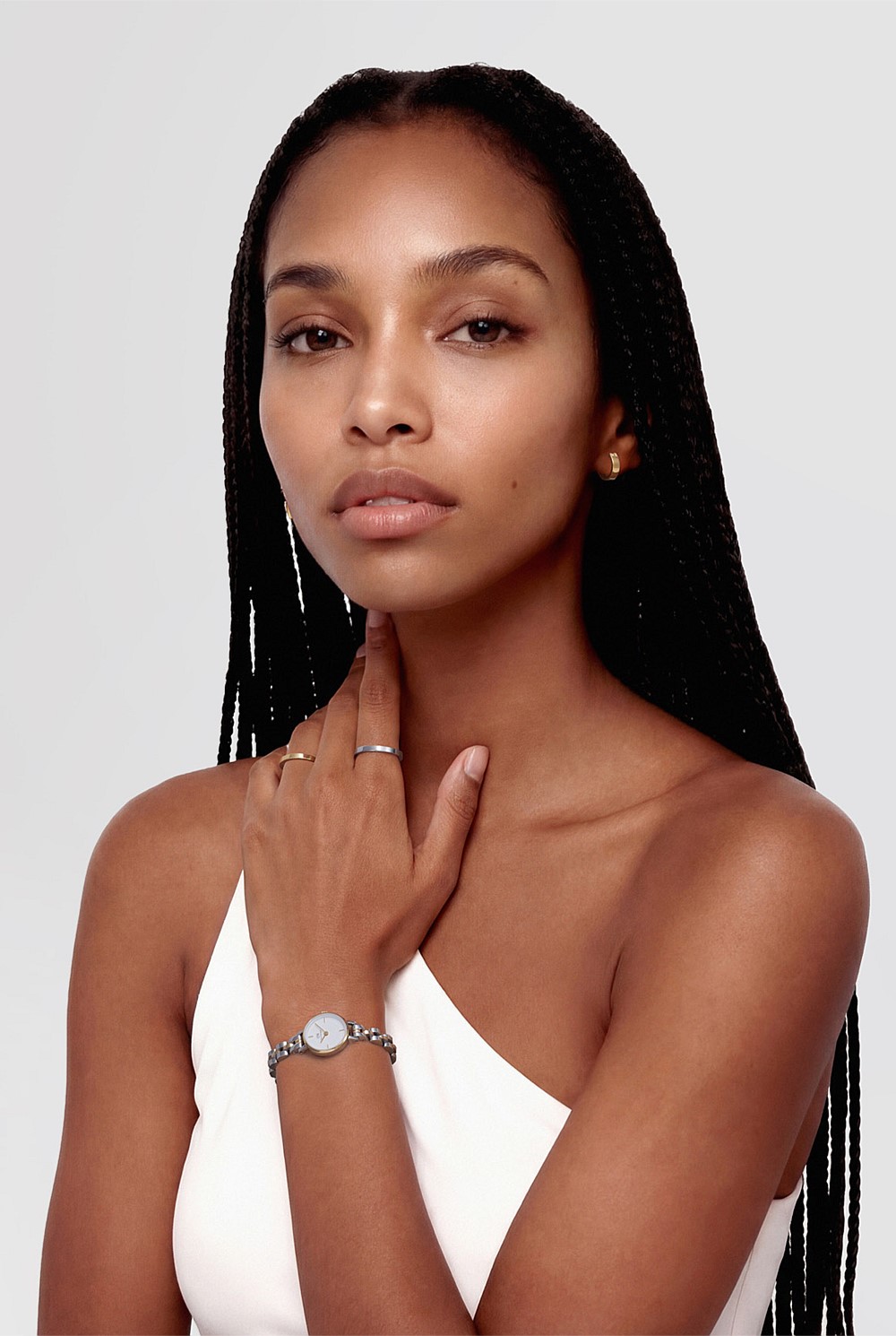 Petite Mini Arch Link Two Tone Watch