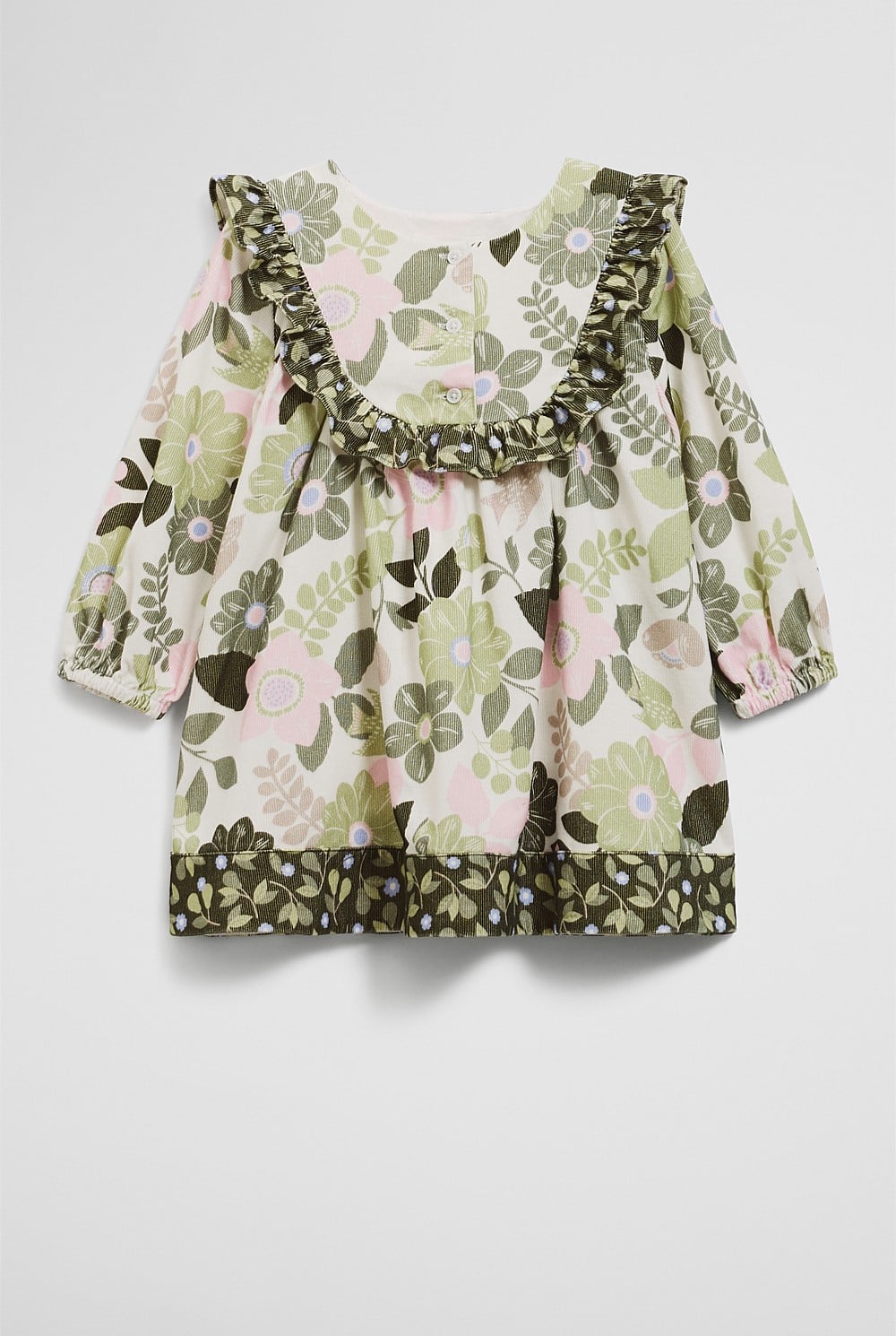 Cotton Blend Garden Frill Dress