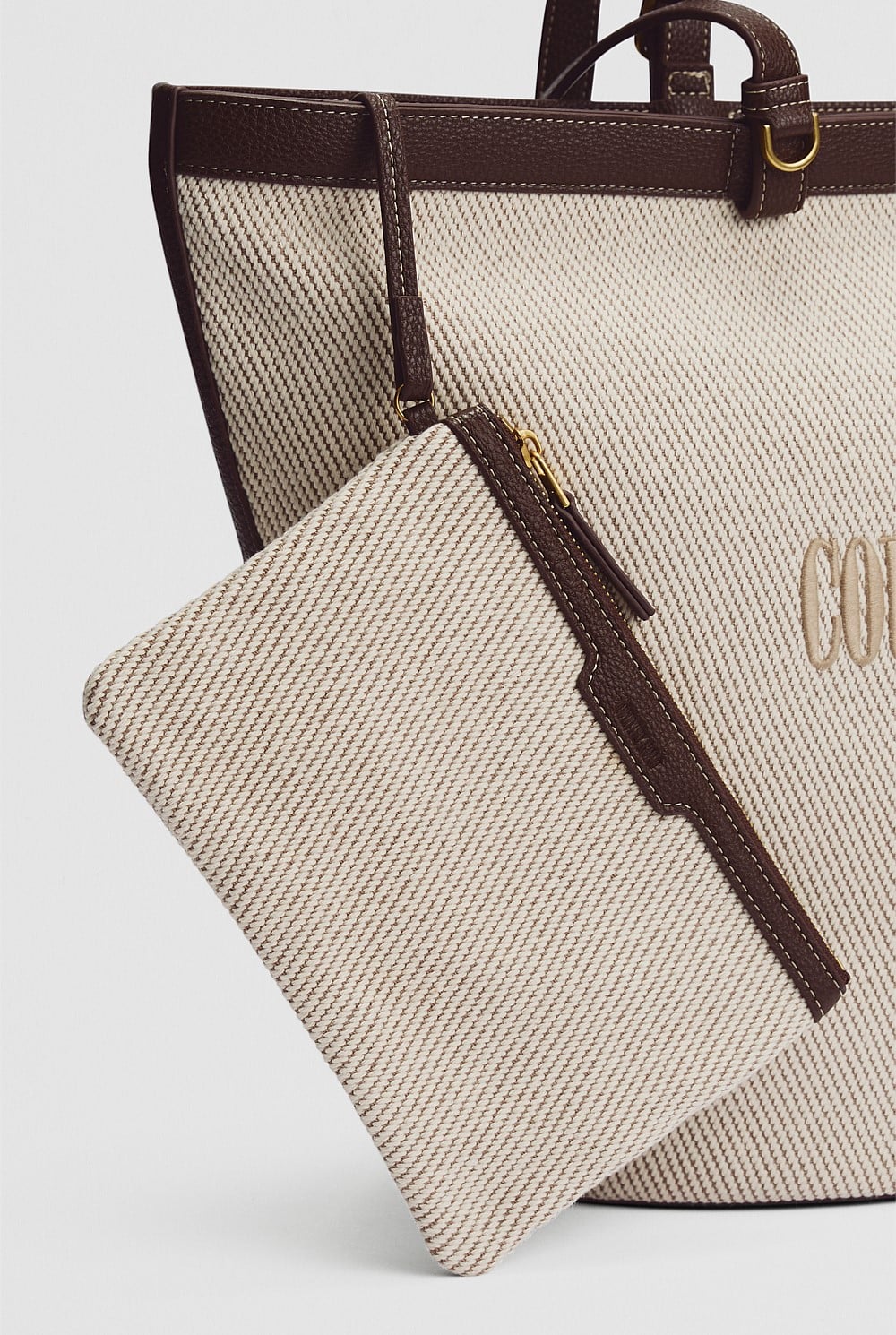 Curved Logo Shopper