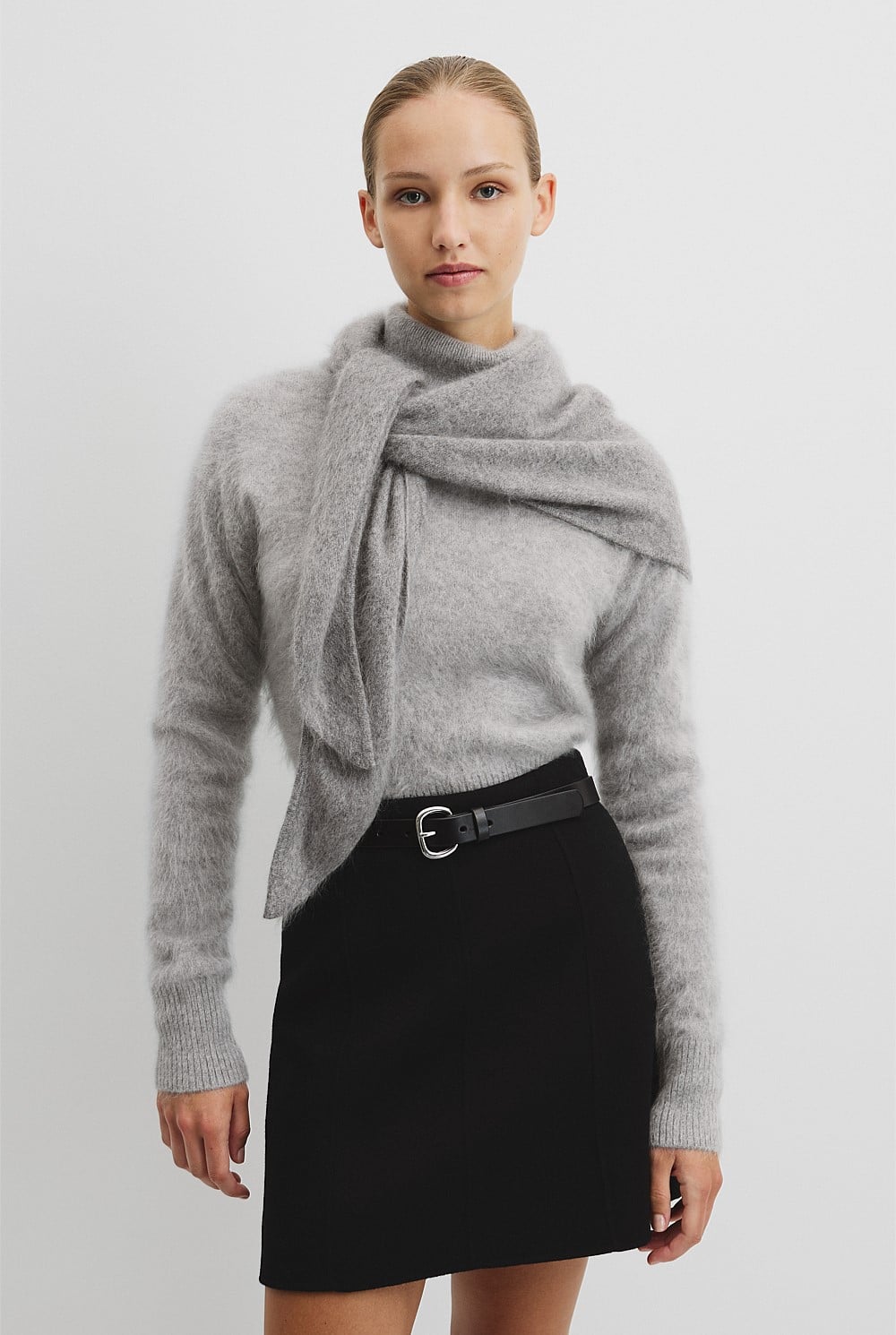 Brushed Triangle Scarf