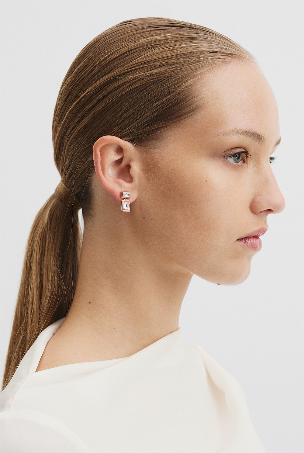 Kaila Drop Stud Earring