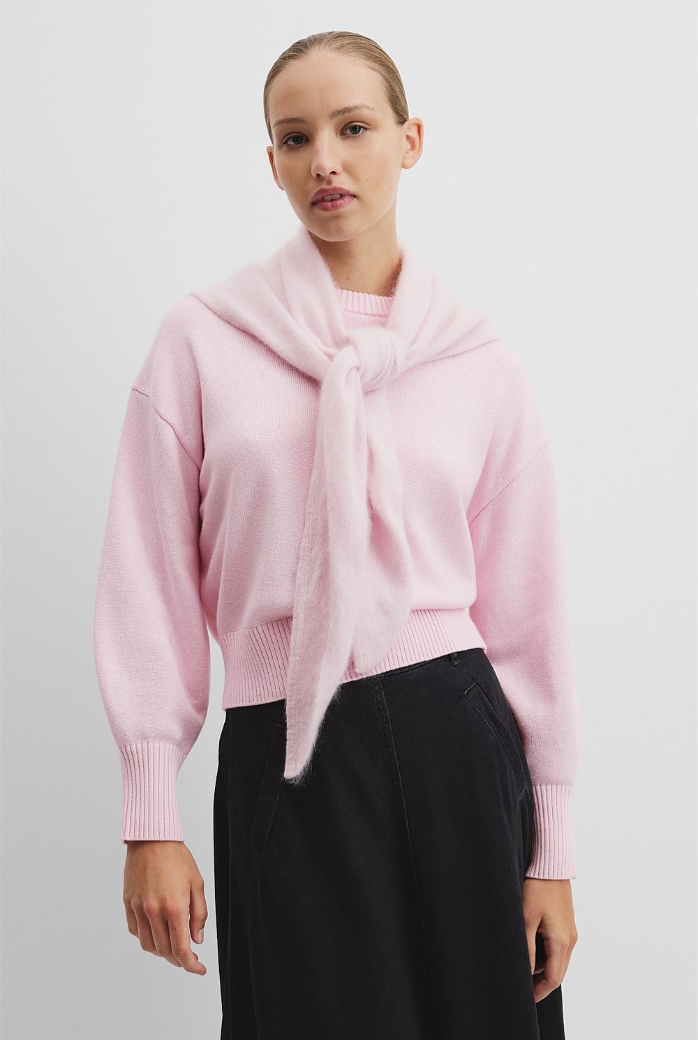 Brushed Triangle Scarf