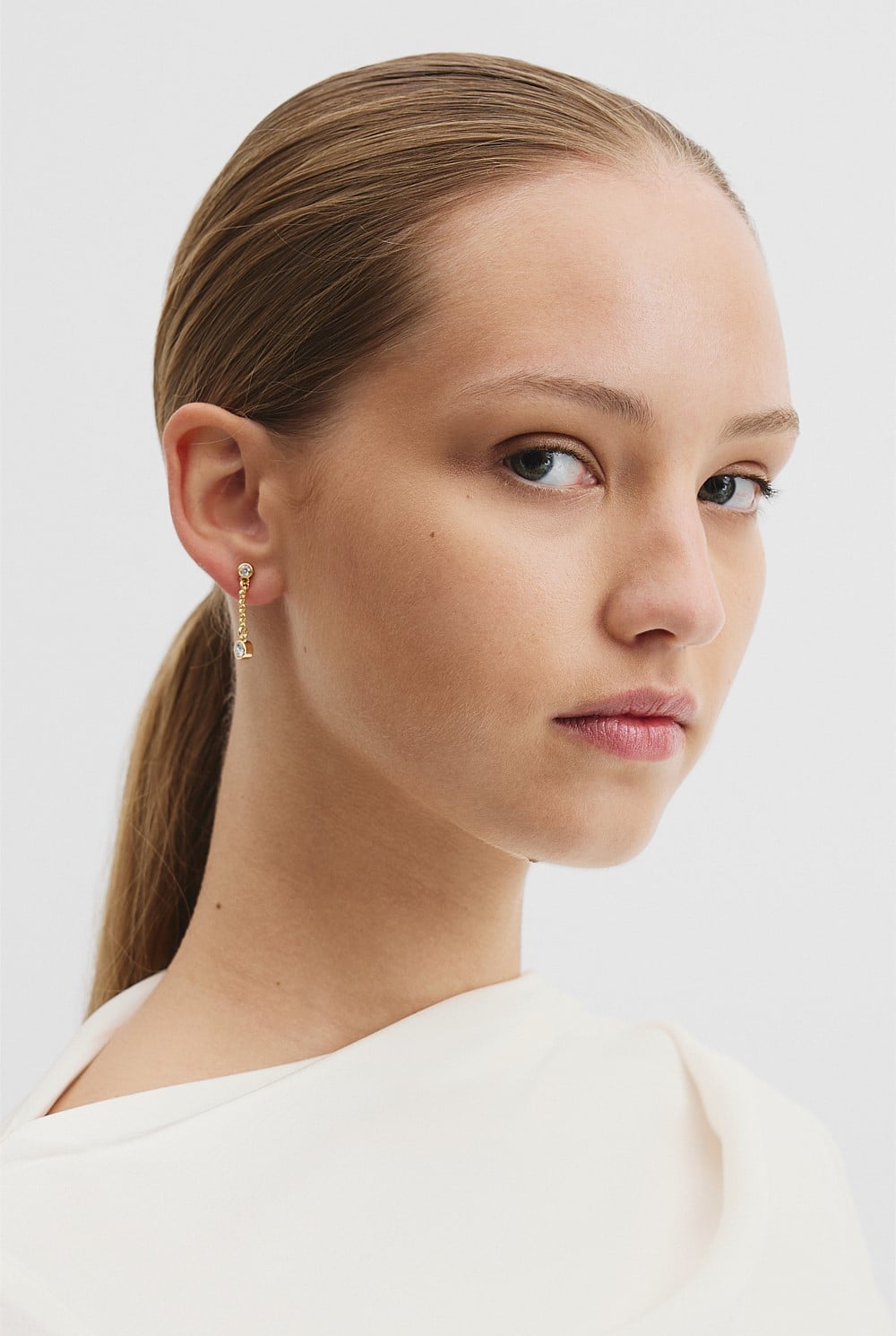 Crystal Drop Earring