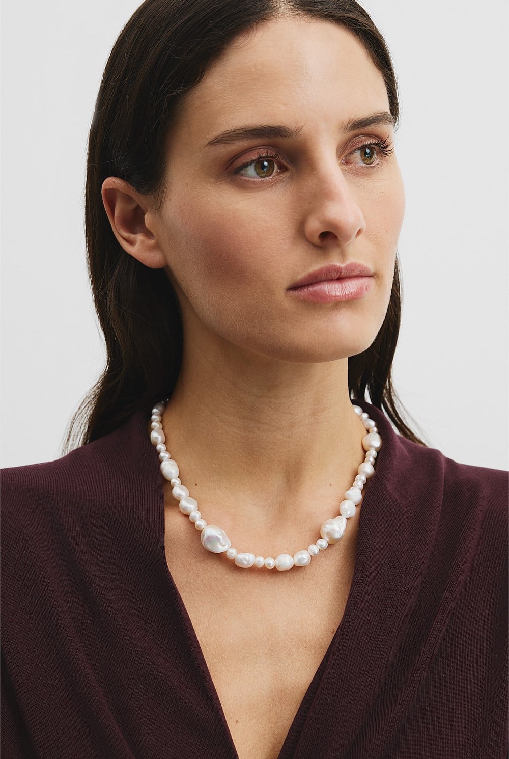 Lila Freshwater Pearl Necklace
