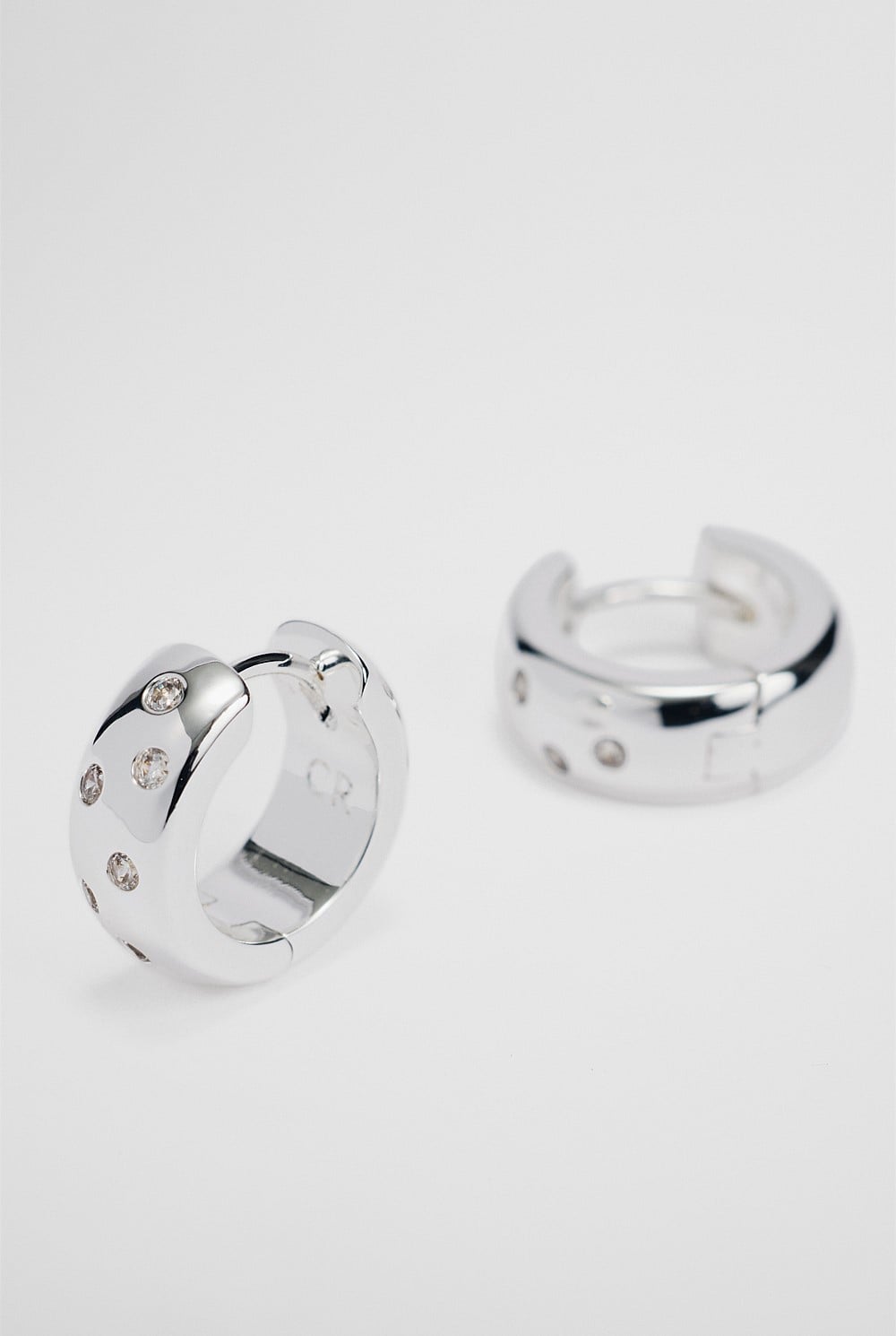 Mara Crystal Hoop Earring