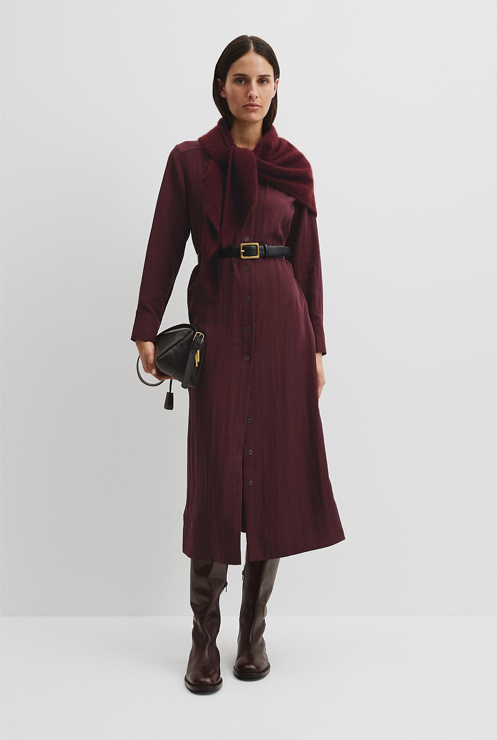 Brushed Triangle Scarf