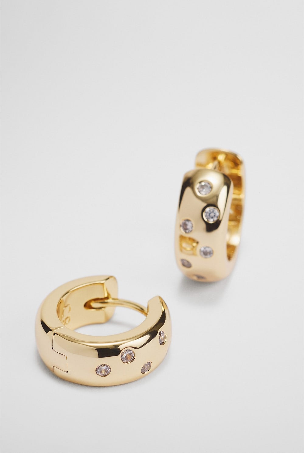 Mara Crystal Hoop Earring