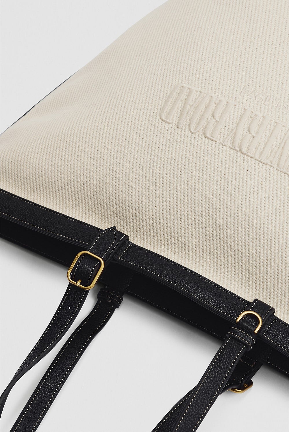 Curved Logo Shopper