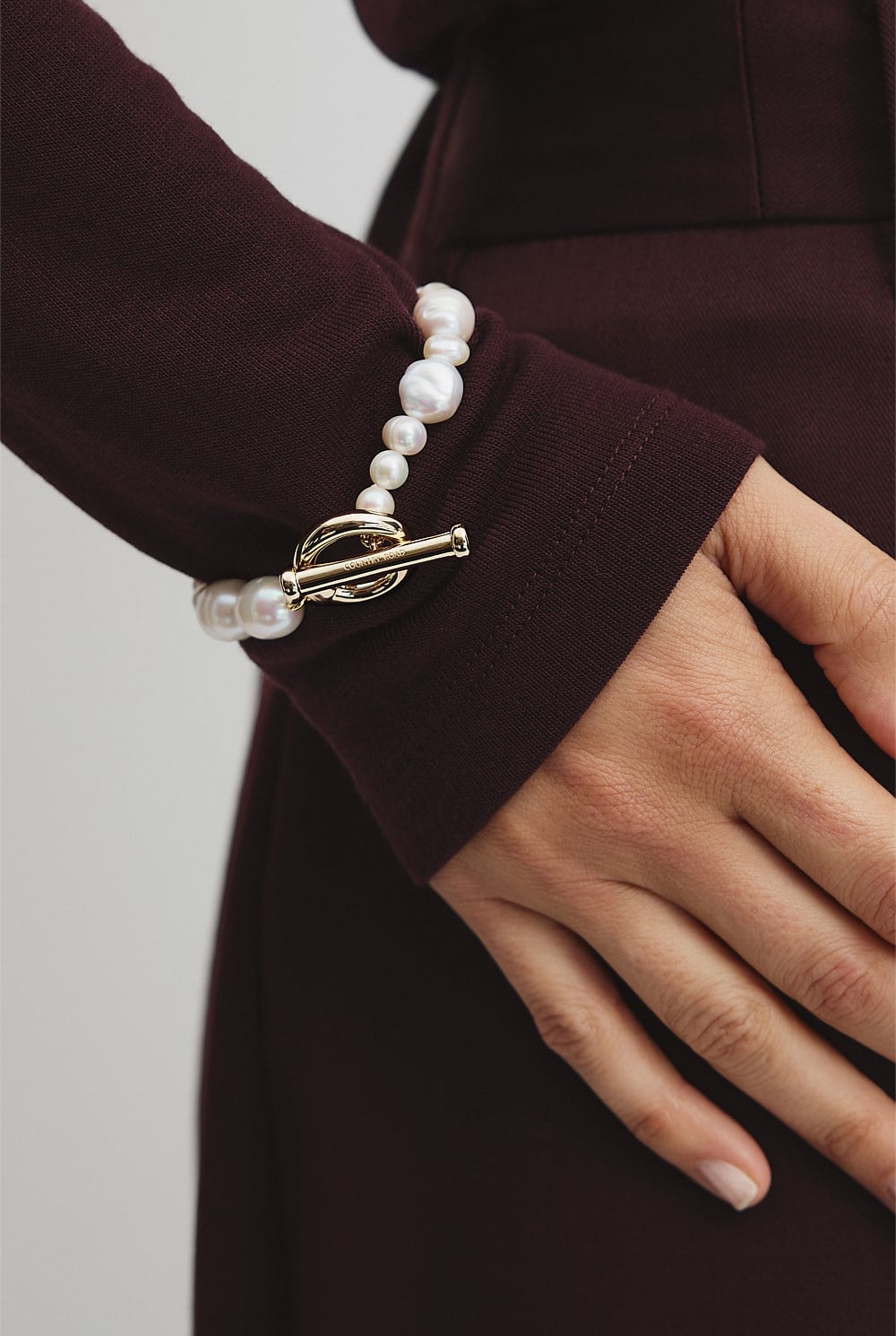 Lila Freshwater Pearl Bracelet