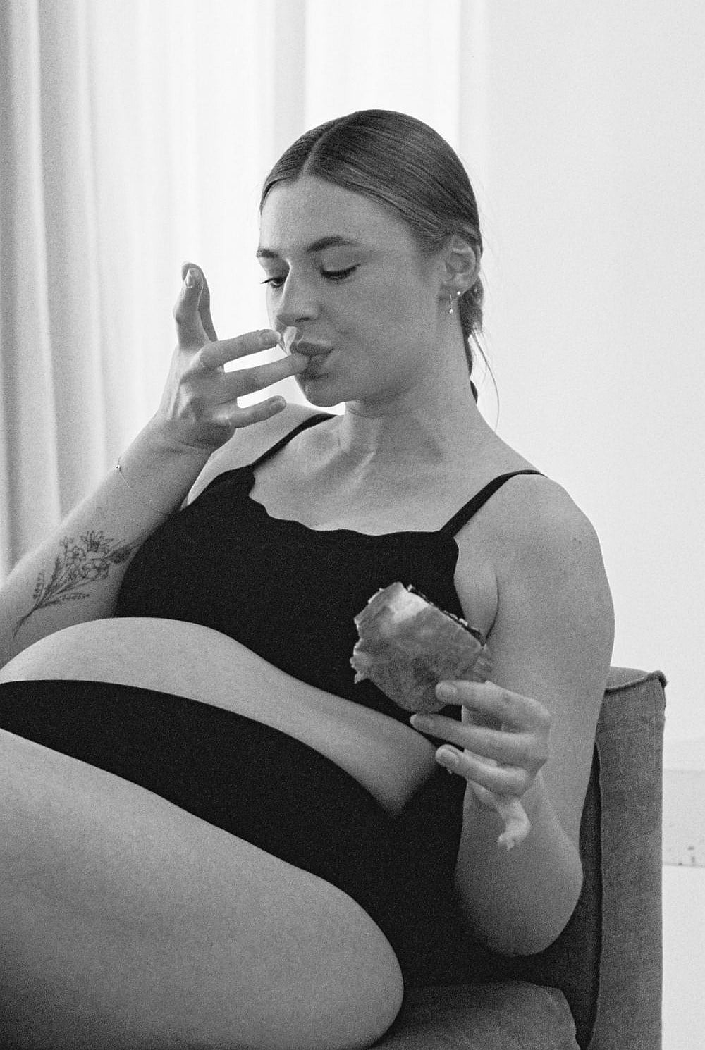 Leakproof Scallop Bandeau Maternity Bralette