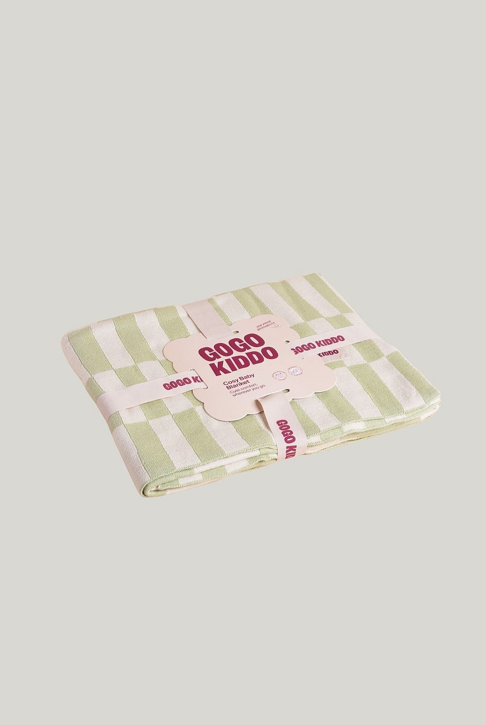 Cosy Baby Blanket - Sage Pattern