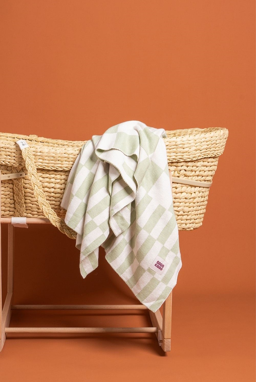 Cosy Baby Blanket - Sage Pattern