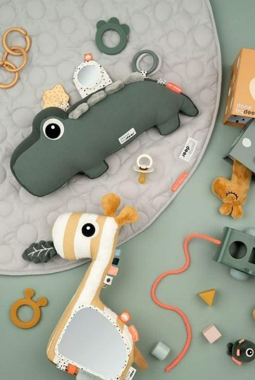 Tummy Time Activity Toy Croco